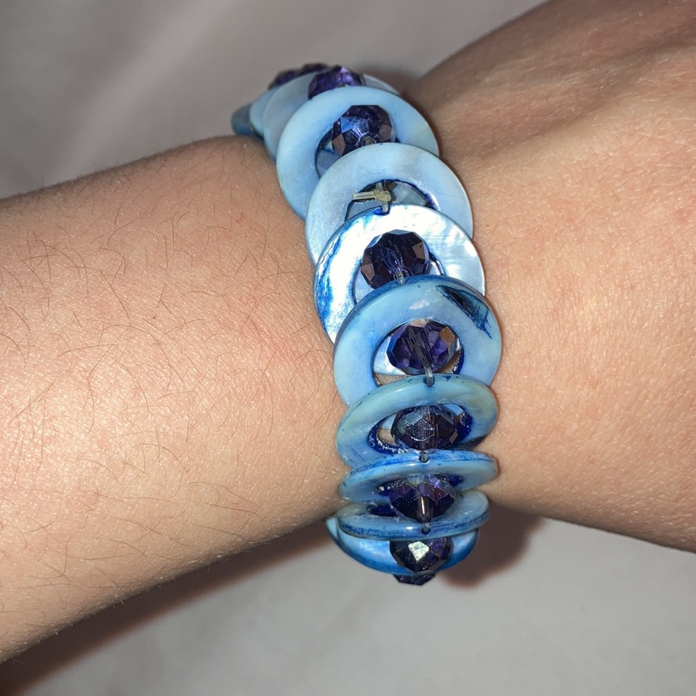 Stretchy Bracelet with Beads